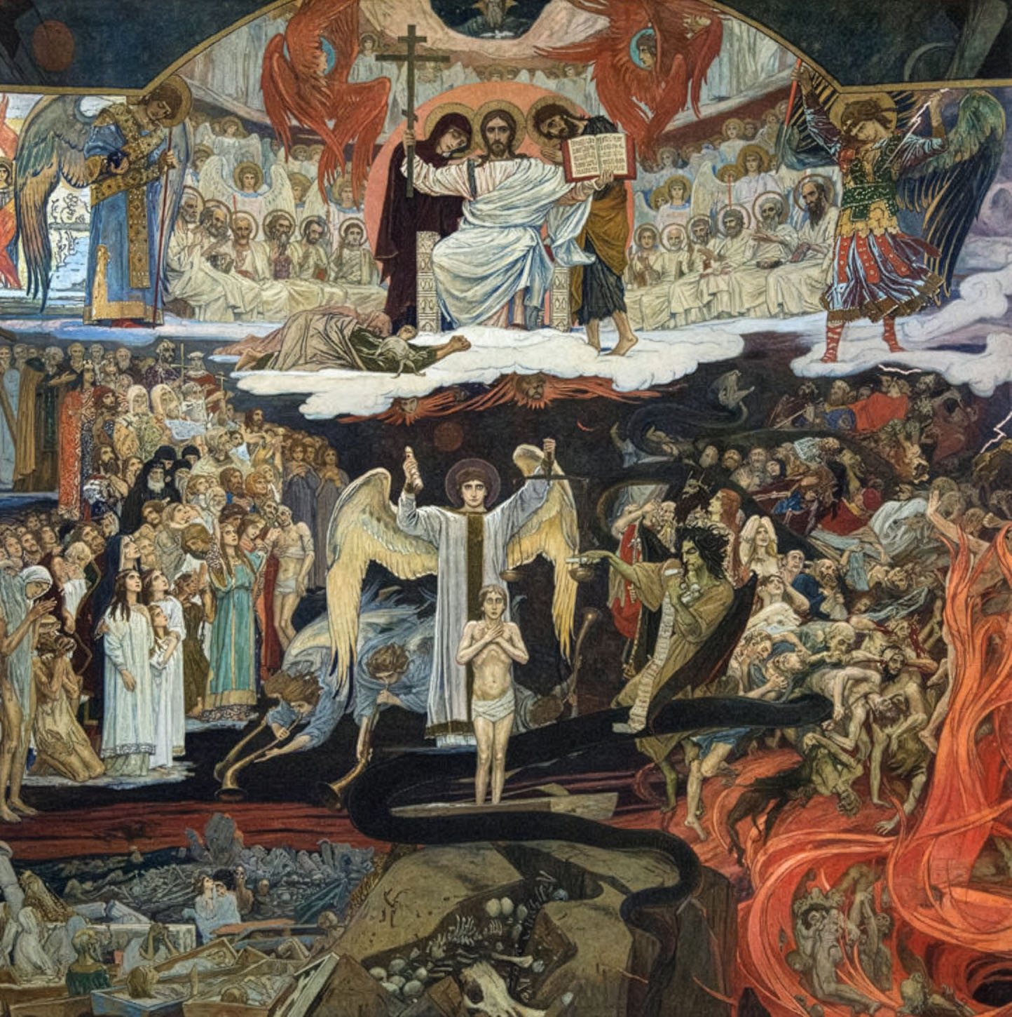 Viktor Vasnetsov, The last judgement, 1904
