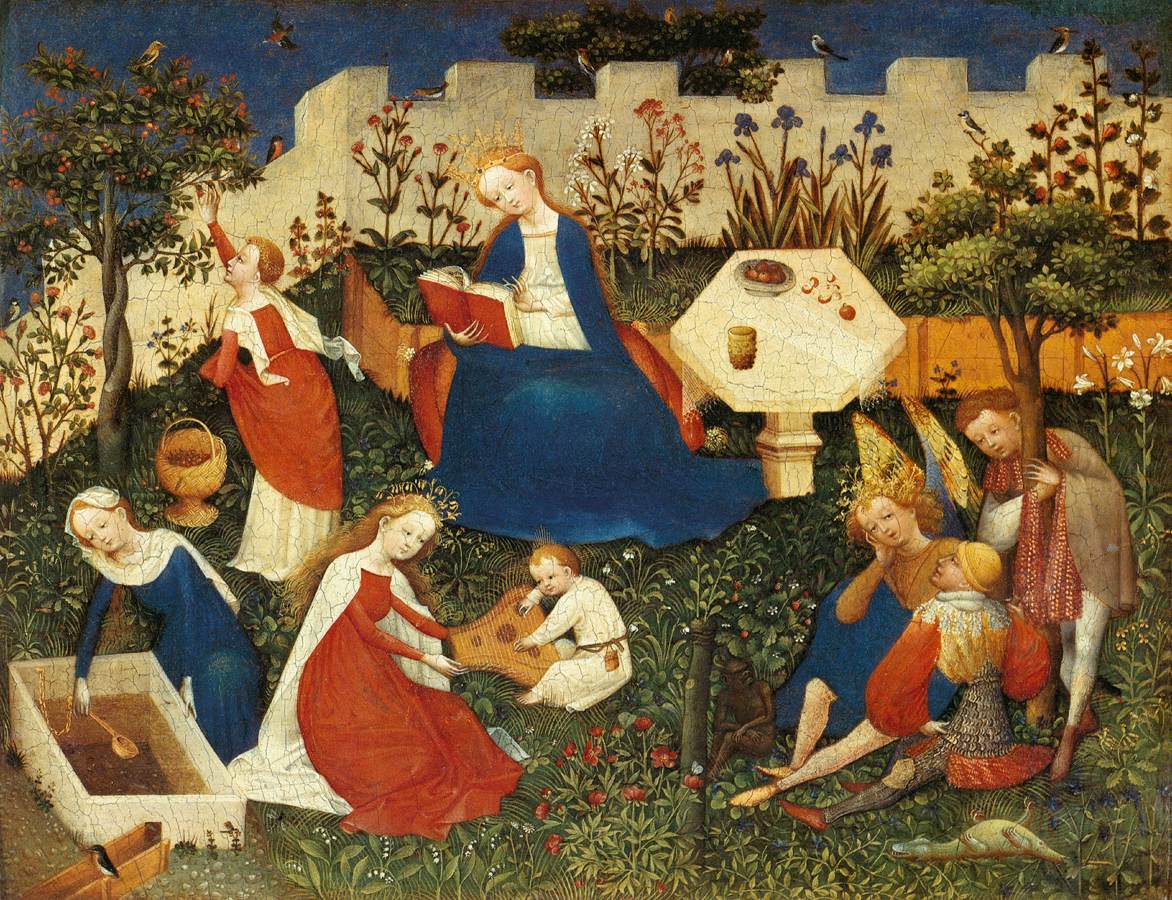 The Garden of Paradise, Upper Rhenish Master, 1410